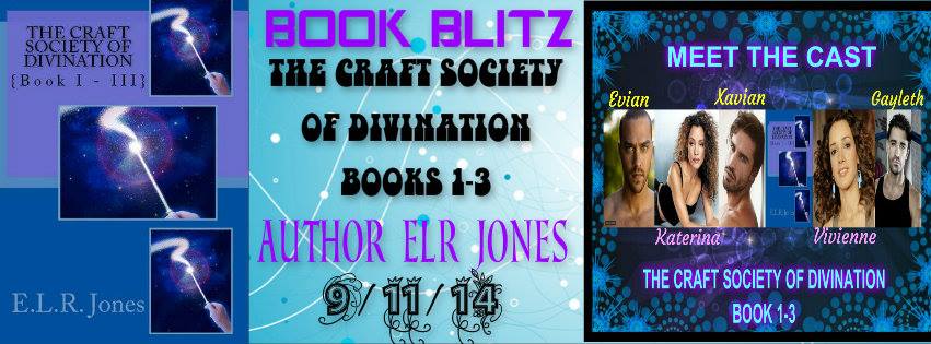 Release Day Blitz and giveaway for The Craft Society of Divination Books 1-3 by E LR Jones