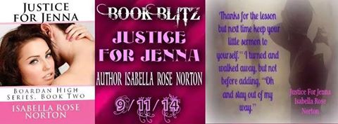 Release Day Blitz and Giveaway for Justice for Jenna by Isabella Rose Norton