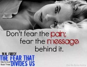Teaser Tuesday:  The Fear that Divides Us by MN Forgy