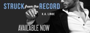 Struck From The Record by KA Linde- Release Day Launch