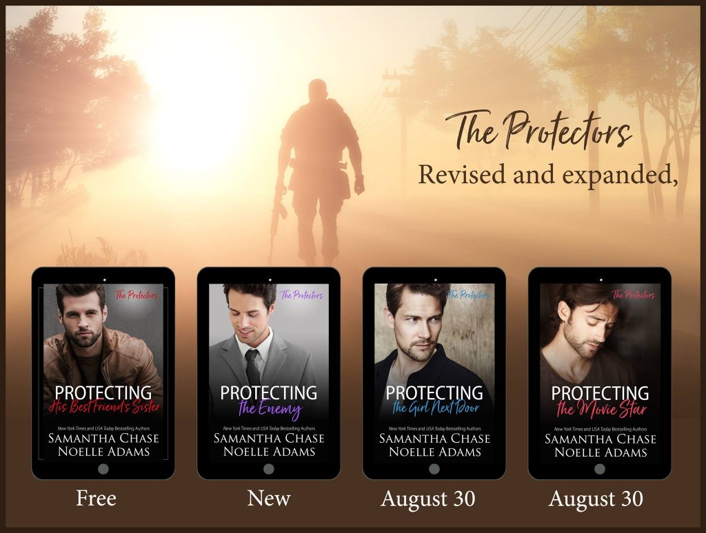 Release of the revised expanded The Protectors series: Protecting His Best Friends Sister & Protecting the Enemy